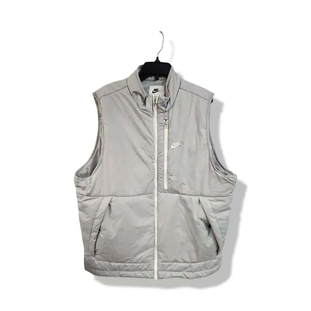 Nike Sportswear Therma-FIT Legacy Reversible Vest, Light Smoke Grey, Size XL